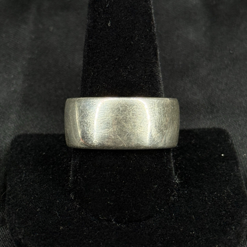 Estate Sterling Silver Ring Thick Heavy Band Size 11 16.4g 925