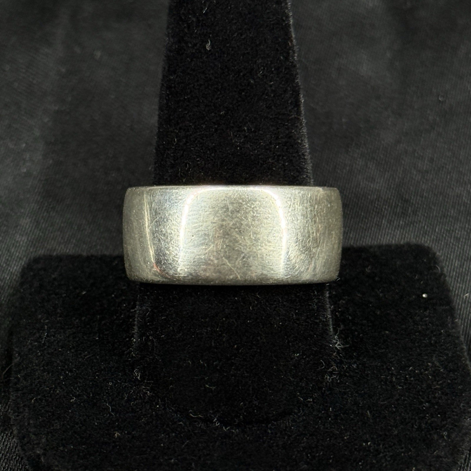 Estate Sterling Silver Ring Thick Heavy Band Size 11 16.4g 925