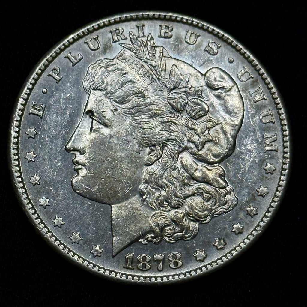 1878-S Morgan Silver Dollar Raw Uncirculated Semi Proof Like