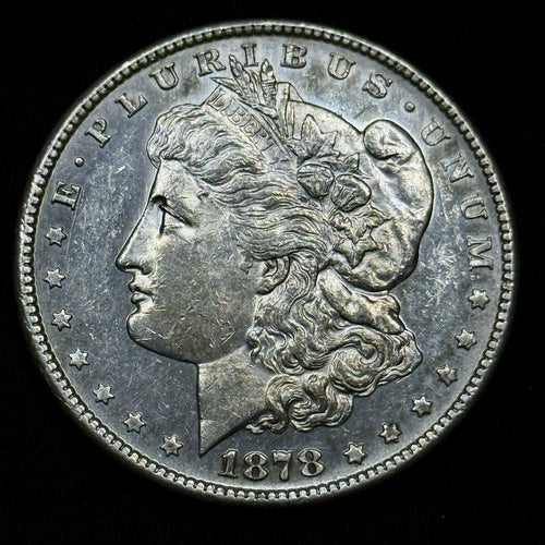 1878-S Morgan Silver Dollar Raw Uncirculated Semi Proof Like