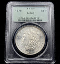 1879 Morgan Silver Dollar PCGS MS62 OGH Old Green Holder