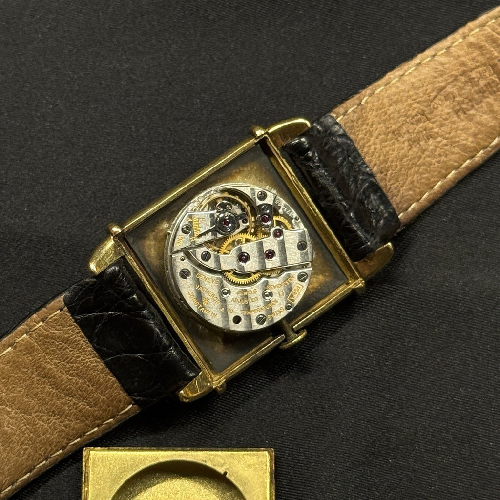 1950's Vacheron Constantin Tank 18K Gold cal. 458 Original Dial Hallmarked Case