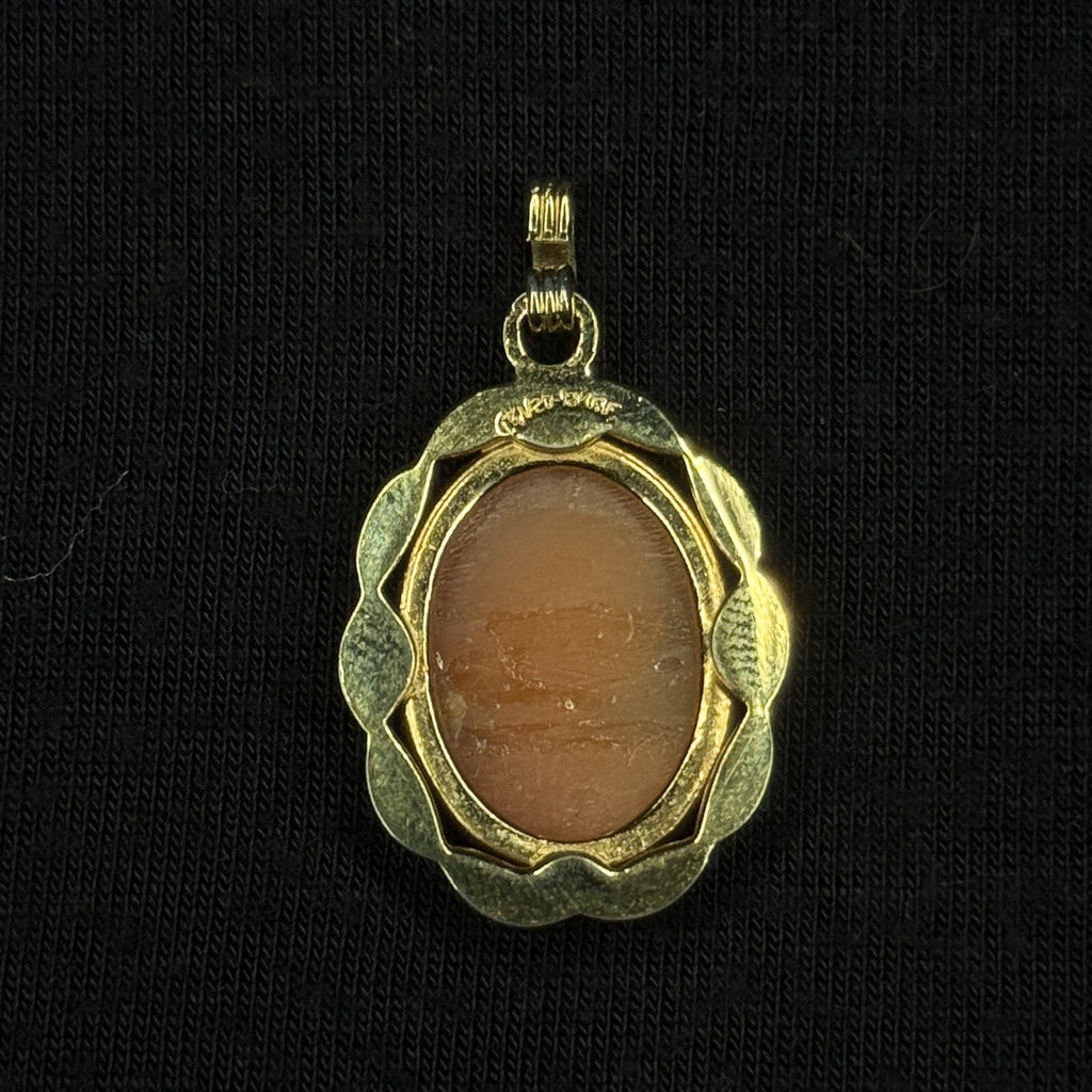 Estate Gold Filled Cameo Pendant  1/20 12k GF