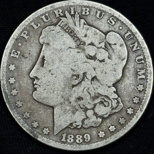 1889-O Morgan Silver Dollar Raw Good