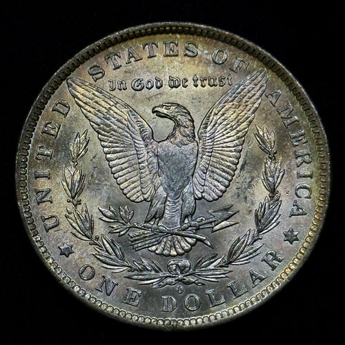 1884-O Morgan Silver Dollar Raw Uncirculated Attractive Tone