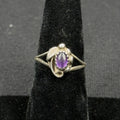 Native Amethyst Sarah Curley Sterling Silver Ring Size 5 925 S C