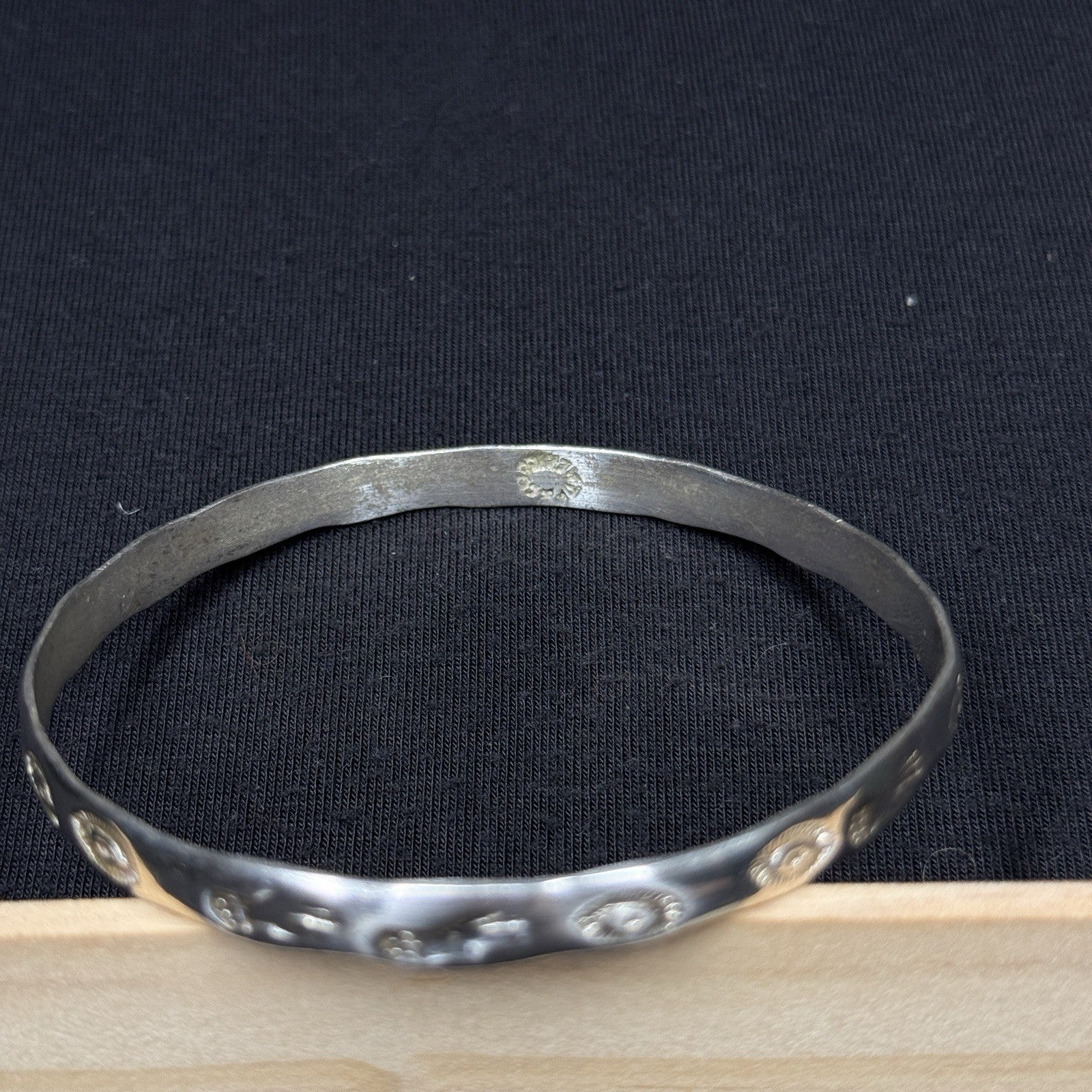 Estate Sterling Silver Mexico Story Teller Bengal Bracelet  925 Taxco