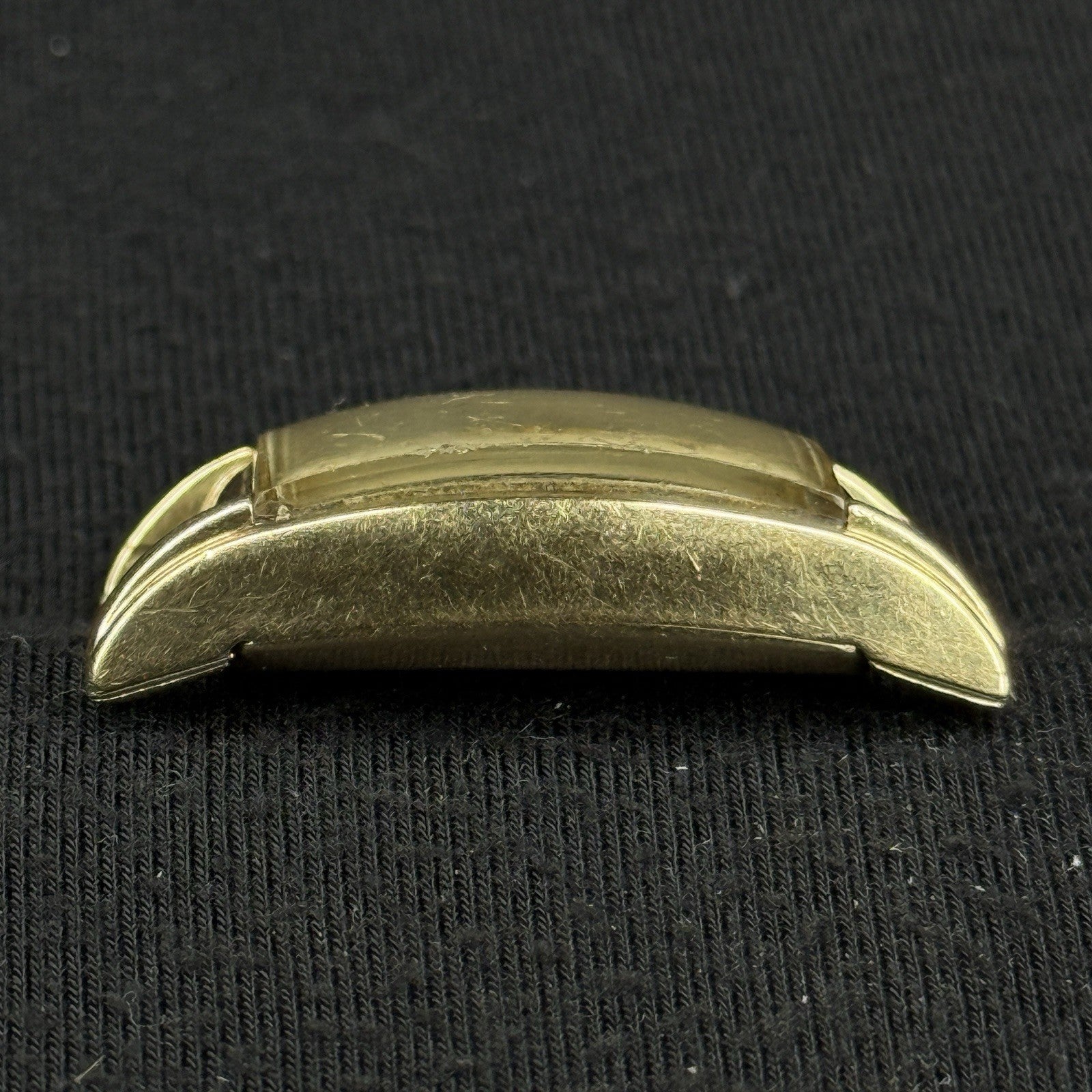 Vintage GF Longines 10k Gold Filled Tank Running Watch For Parts Repair 10L