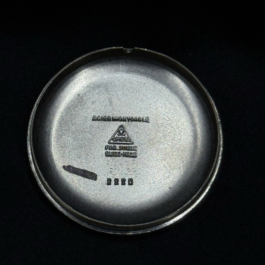 Omega 2220 Vintage Watch 1944 Black Lacquer Dial 30T2 Movement 30MM Runs
