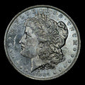 1884-O Morgan Silver Dollar Raw Uncirculated Semi Proof Like