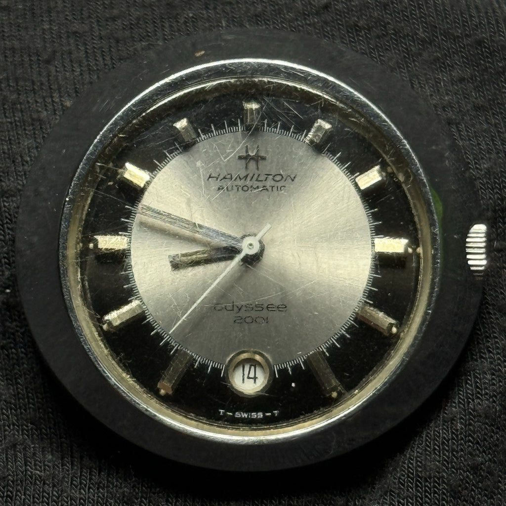 Vintage Hamilton Odyssee 2001 Automatic Mens Watch Original RUNS Needs Service