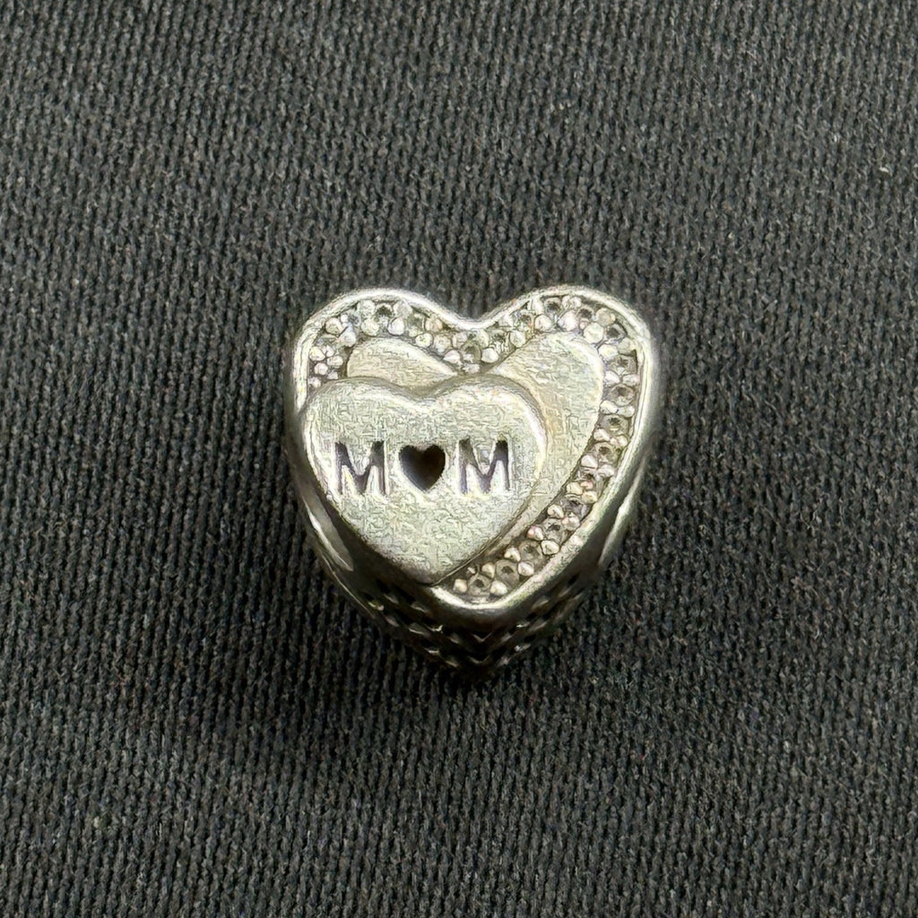 Pandora Sterling Silver 925 Tribute to Mom Bead Charm