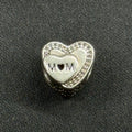 Pandora Sterling Silver 925 Tribute to Mom Bead Charm