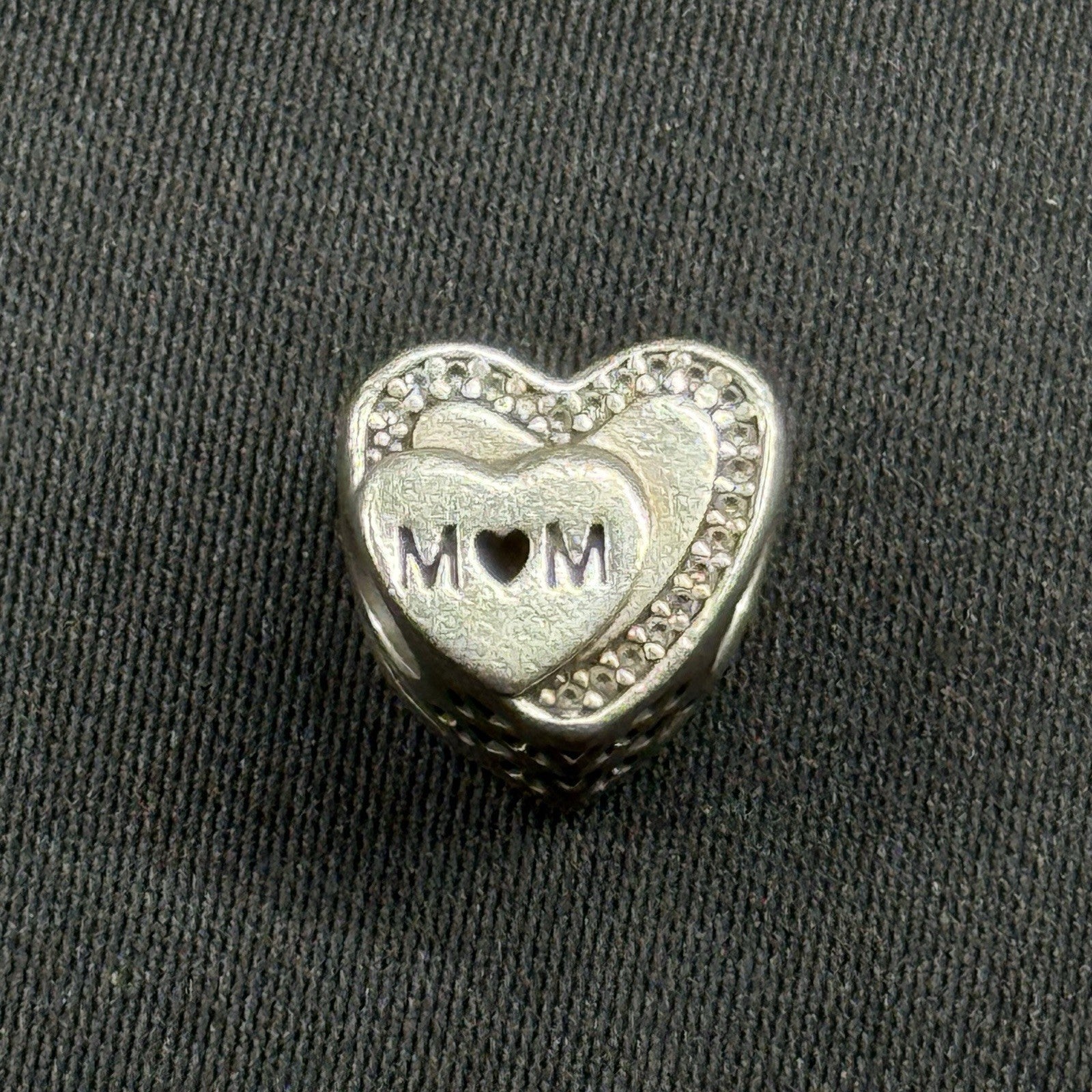 Pandora Sterling Silver 925 Tribute to Mom Bead Charm