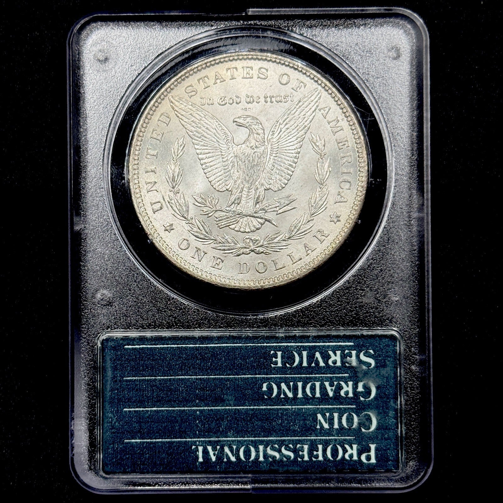 1900 Morgan Silver Dollar PCGS MS64 CAC OGH Rattler Old Green Holder Nice Toned