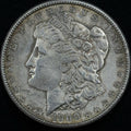1900 Morgan Silver Dollar Raw About Uncirculated Slider Nice Original Toned