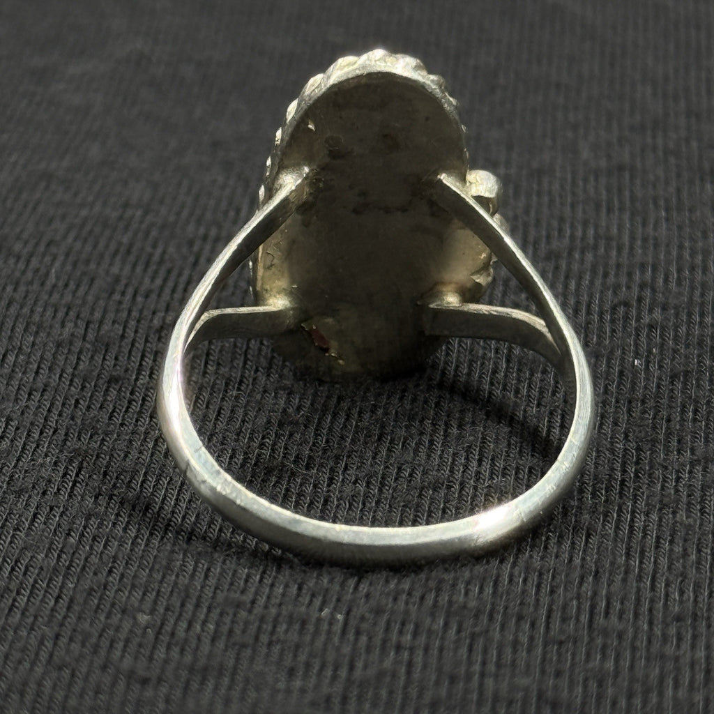 Native Turquoise Sterling Silver Ring Size 10 925