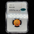 1902 Indian Head Cent NGC MS65 RD CAC Beautiful Toned Gem Red
