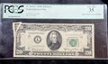 1950E $20 Federal Reserve Note Gutter Fold Error PCGS VF35