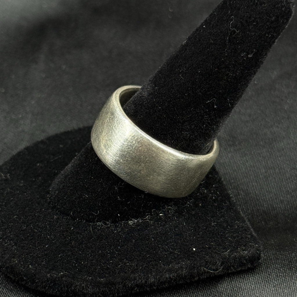 Estate Sterling Silver Ring Thick Heavy Band Size 11 16.4g 925