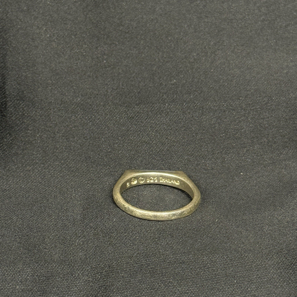 Estate Sterling Silver Mother Of Pearl Inlay Ring Band Size 6.75 925