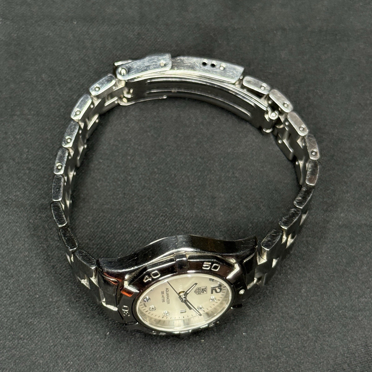 TAG Heuer Aquaracer Mother of Pearl Diamond Dial Women's Watch WAF1415