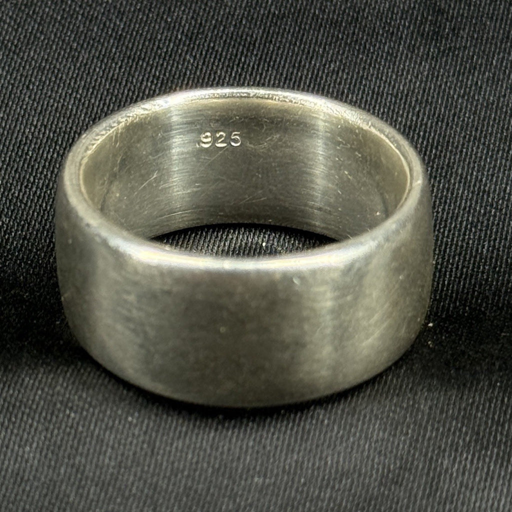 Estate Sterling Silver Ring Thick Heavy Band Size 11 16.4g 925