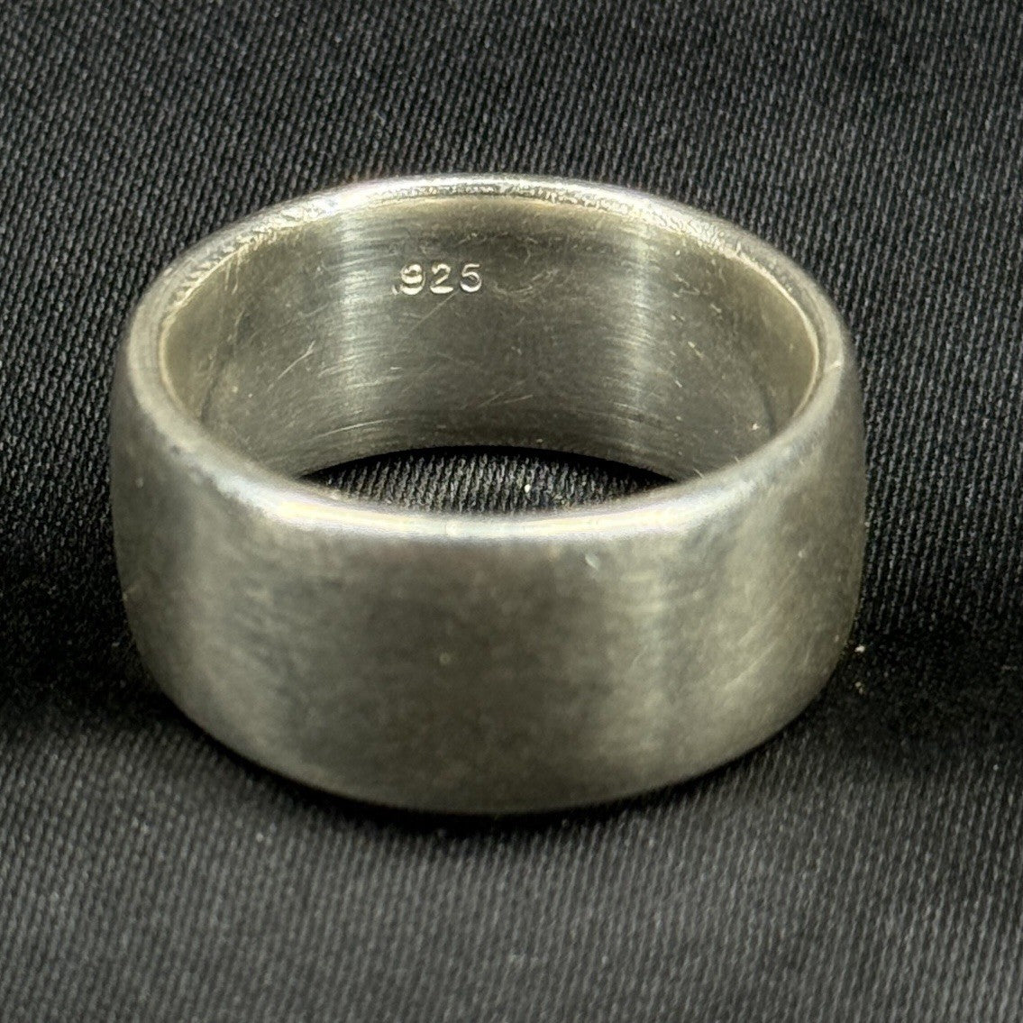 Estate Sterling Silver Ring Thick Heavy Band Size 11 16.4g 925