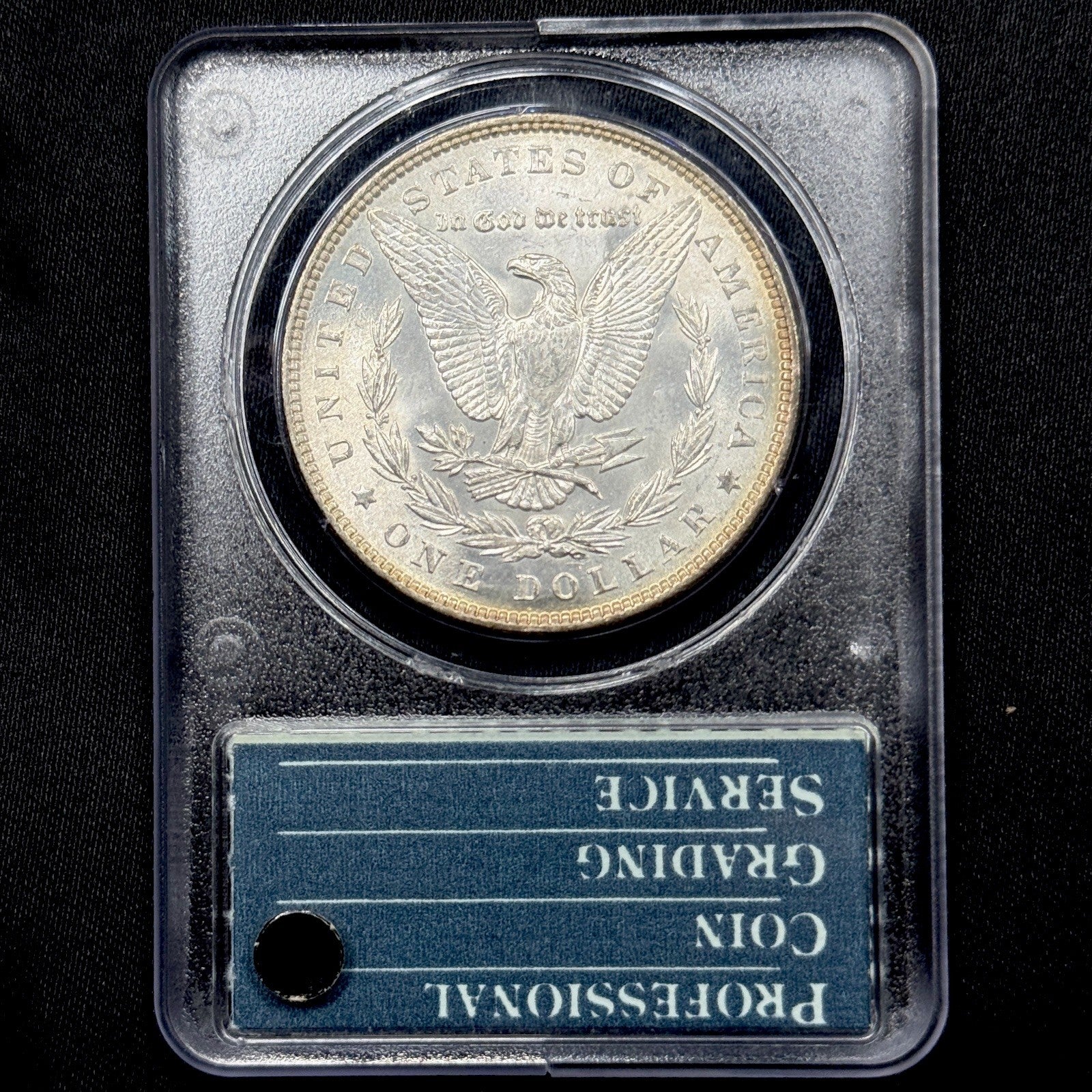 1886 Morgan Silver Dollar PCGS MS64 Rattler Old Green Holder OGH Brilliant
