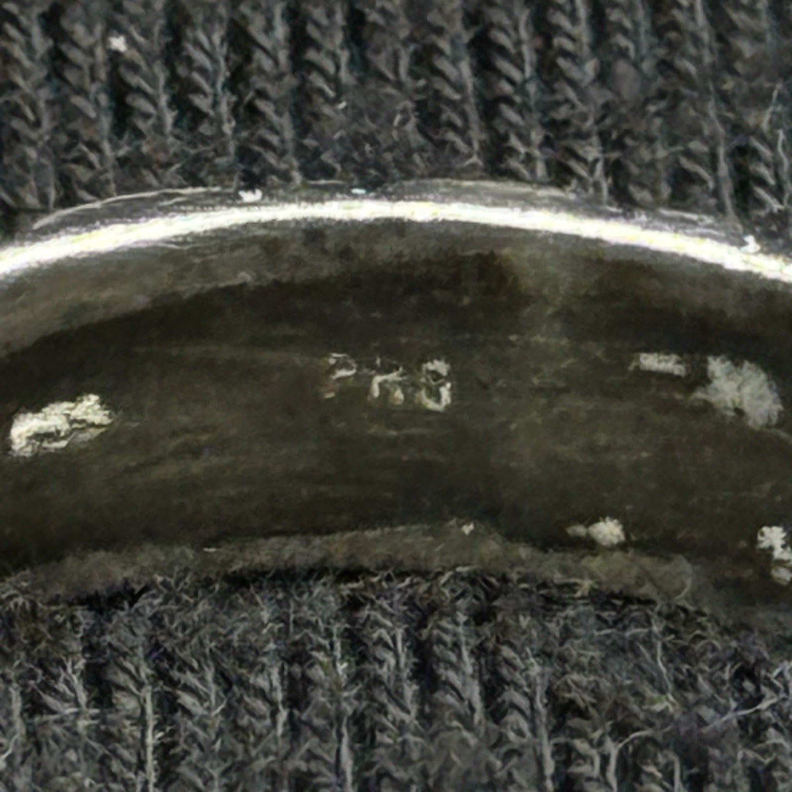 Estate Sterling Silver Cross Engraved Band Size 7 925