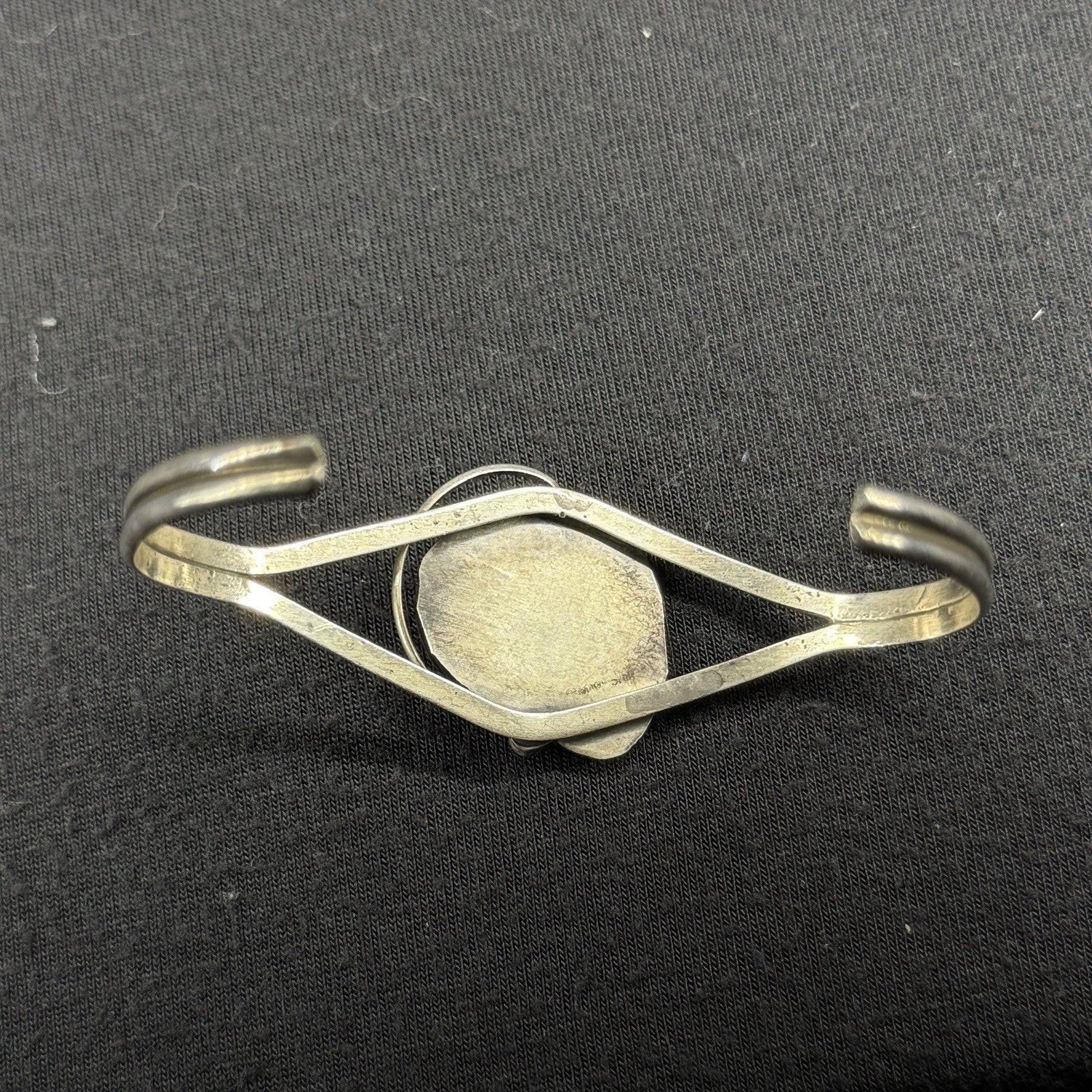 Native Sterling Silver Cuff Bracelet Navajo Turquoise 925