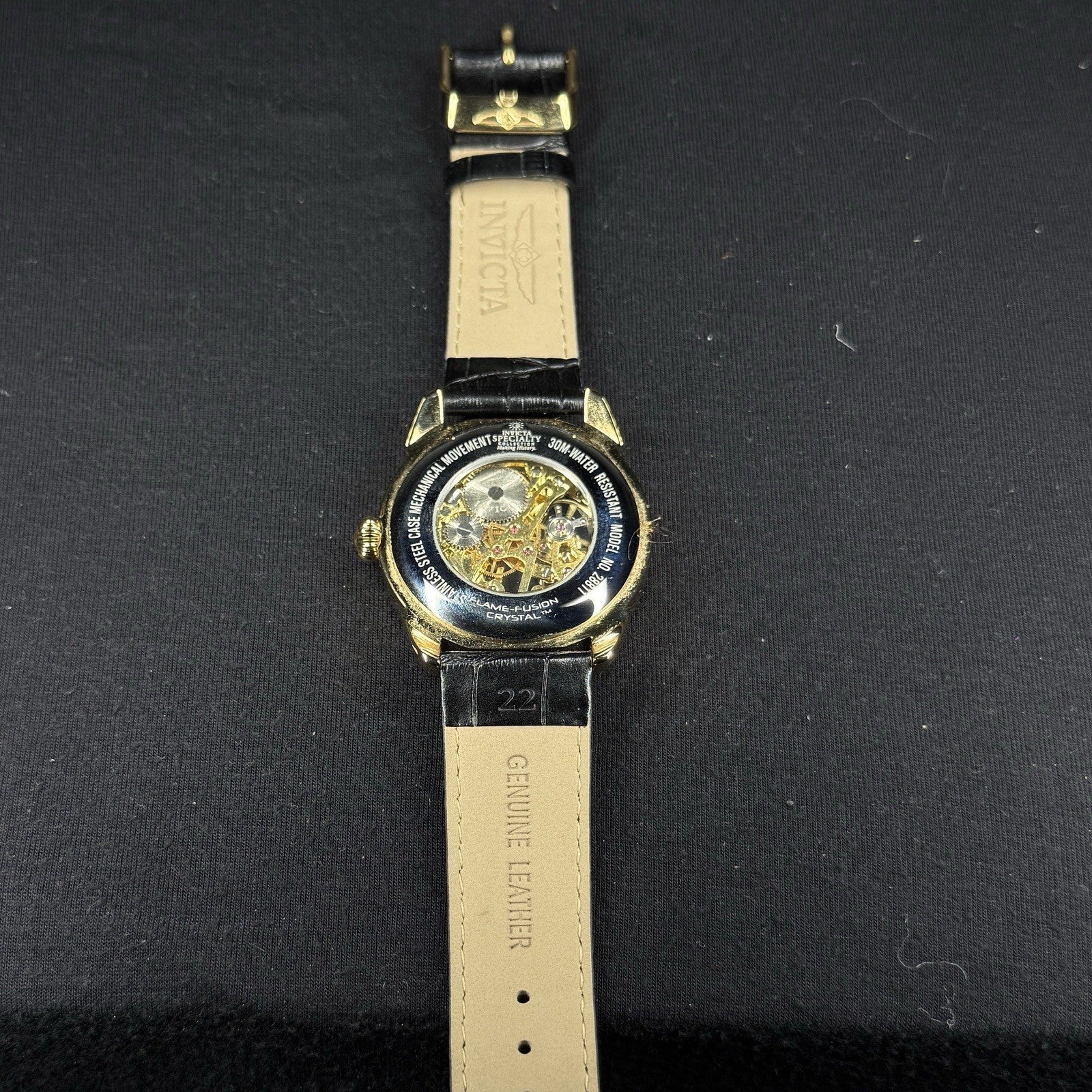 Invicta Specialty 28811 42mm Mechanical Skeleton Dial Watch