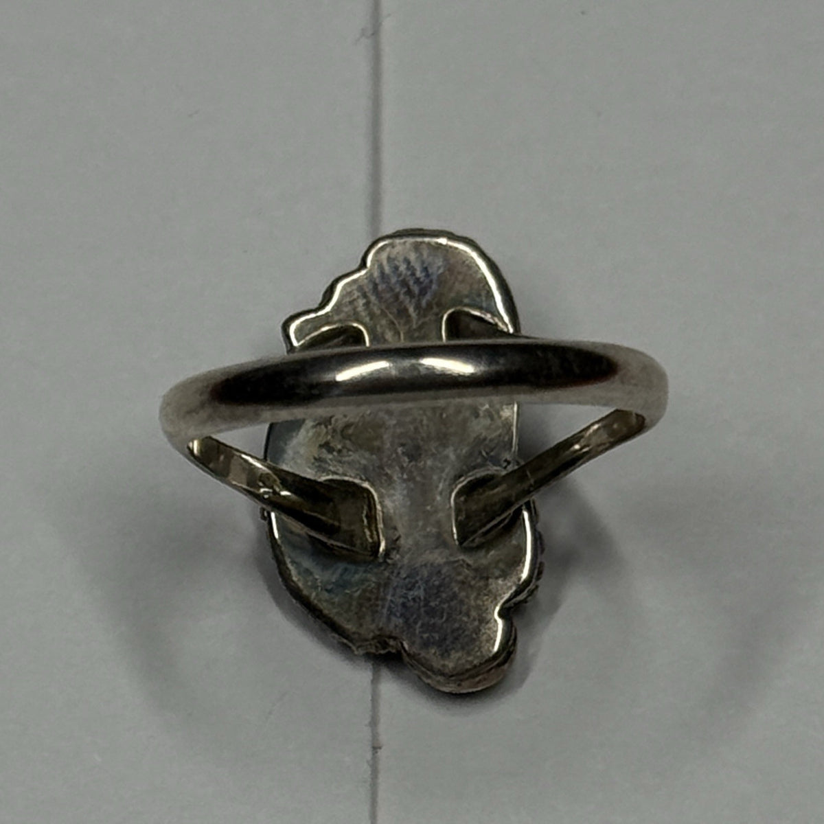 Native American Style Sterling Silver Ring Pink Opal 925 Size 7 Unsigned
