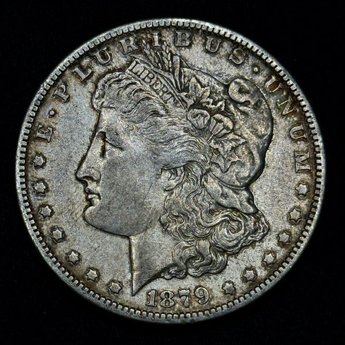 1879-O Morgan Silver Dollar Raw XF Plus Toned