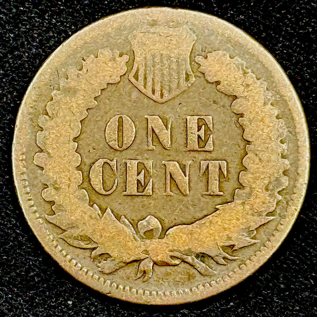 1875 Indian Head Cent Penny Circulated Original Look Semi Key Date