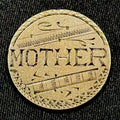 1889 Seated Liberty Dime Love Token Mother Engraved Silver 10c Nice Piece