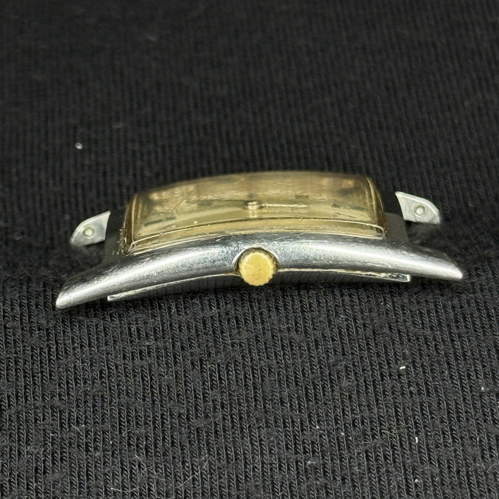 Vintage Girard Perregaux Tank Watch For Parts Repair 17J