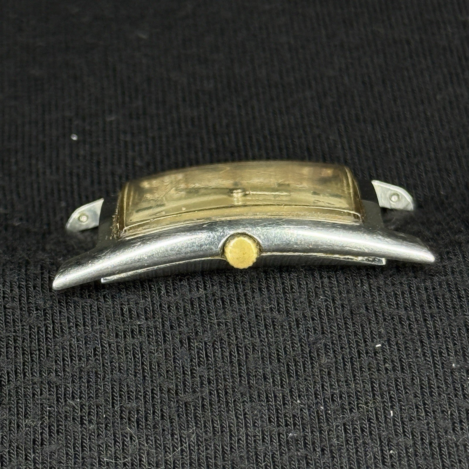 Vintage Girard Perregaux Tank Watch For Parts Repair 17J