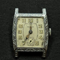 Vintage Trojan Swiss 6J Mechanical Westfield 10B Men's Wrist Watch For Parts