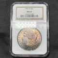 1901-O Morgan Silver Dollar NGC MS64 Rainbow Toning Stunning Colorful GEM