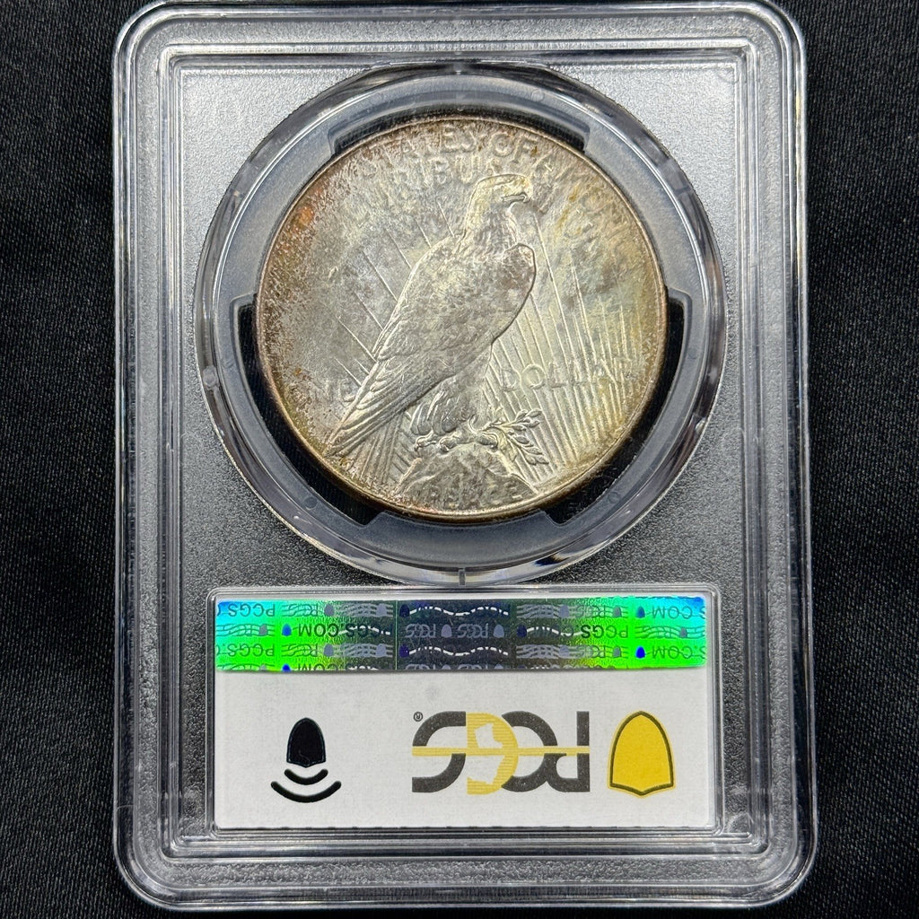 1935 Peace Silver Dollar PCGS MS63 Toned Last Year Issue