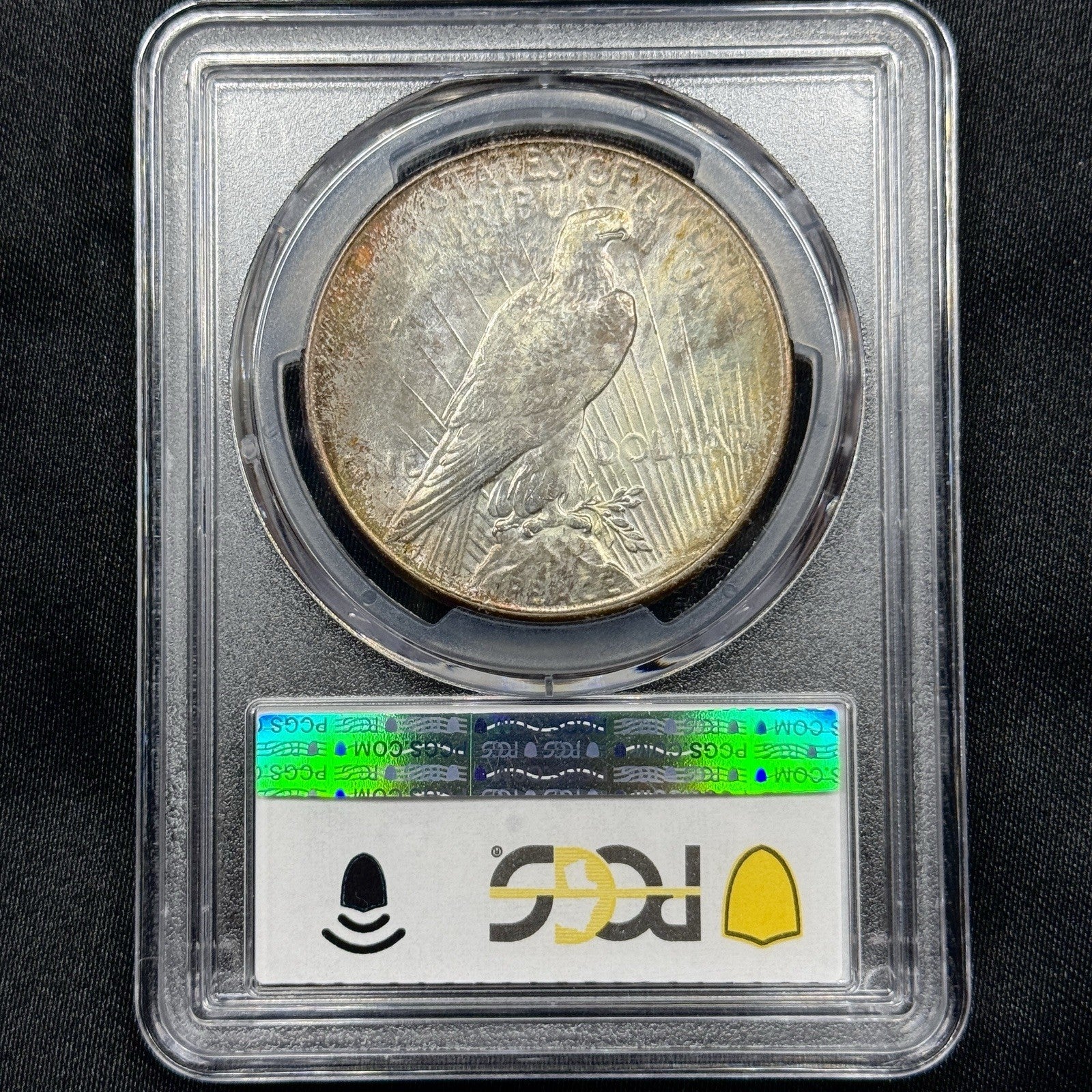 1935 Peace Silver Dollar PCGS MS63 Toned Last Year Issue