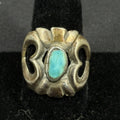 Native Turquoise Sterling Silver Ring Size 9.5 925