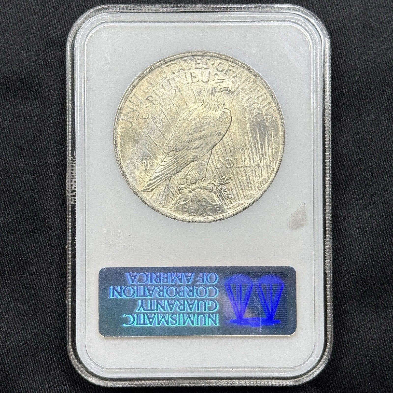 1923 Peace Silver Dollar NGC MS65 Old Fatty Holder Gem BU