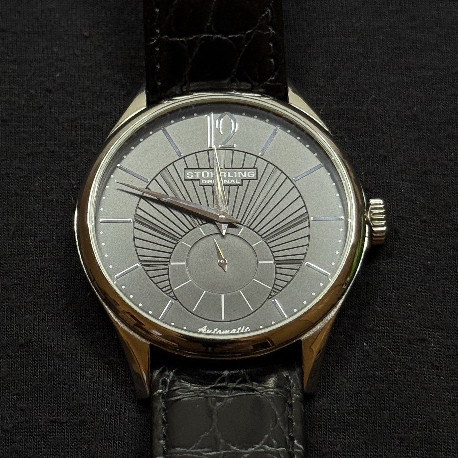 Stührling Cuvette 171C Automatic 44mm Classic Dress Watch