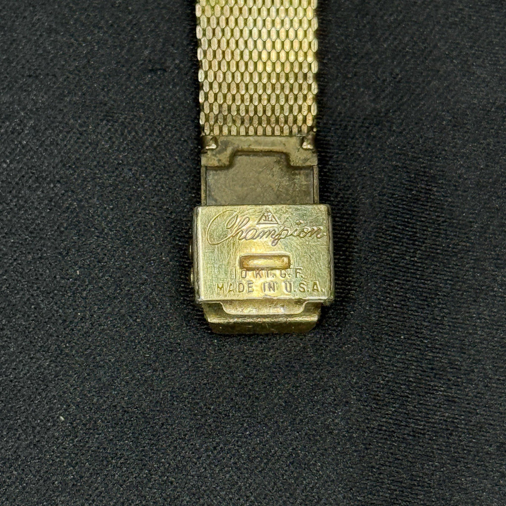 Vintage Bulova Accutron Womens 2210 Watch 10K GF Case & 10k GF JB Champion Band