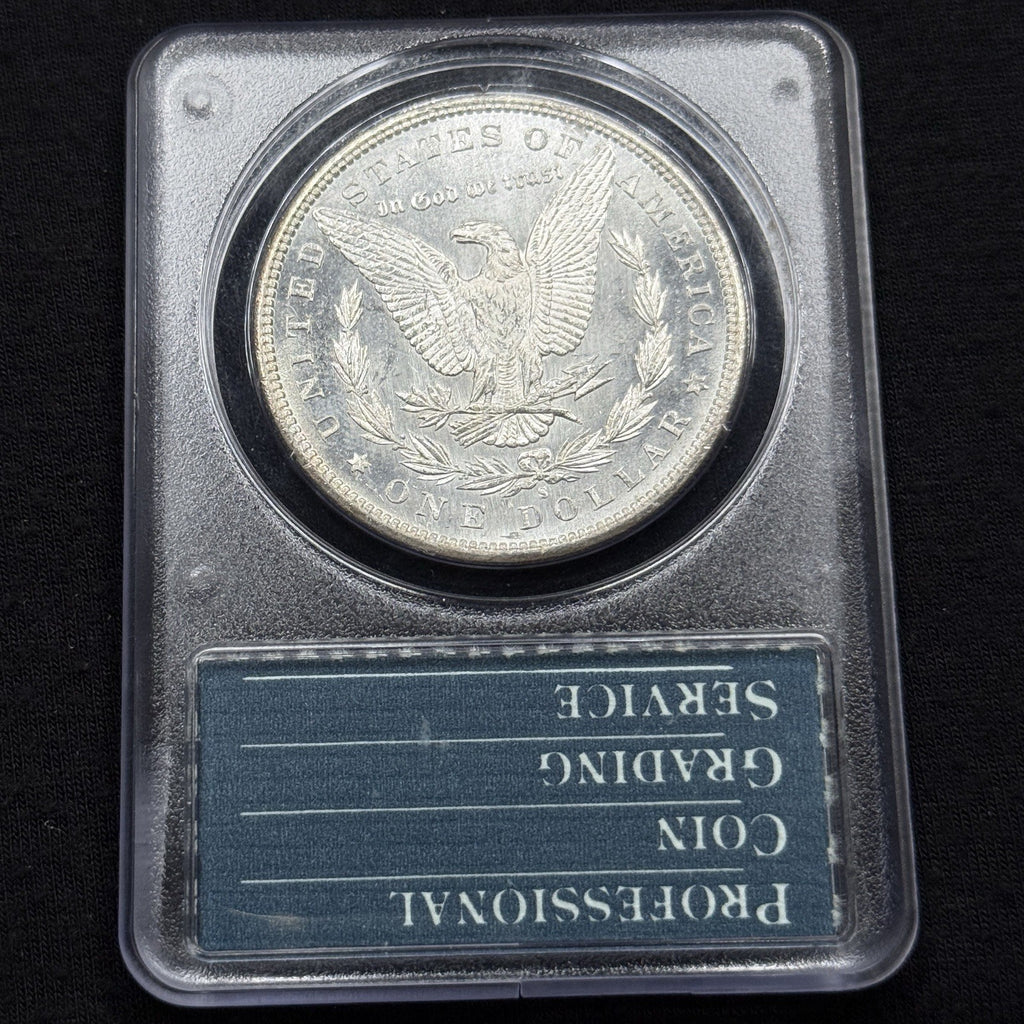 1880-S Morgan Silver Dollar PCGS MS64 CAC Rattler Prooflike Old Green Holder