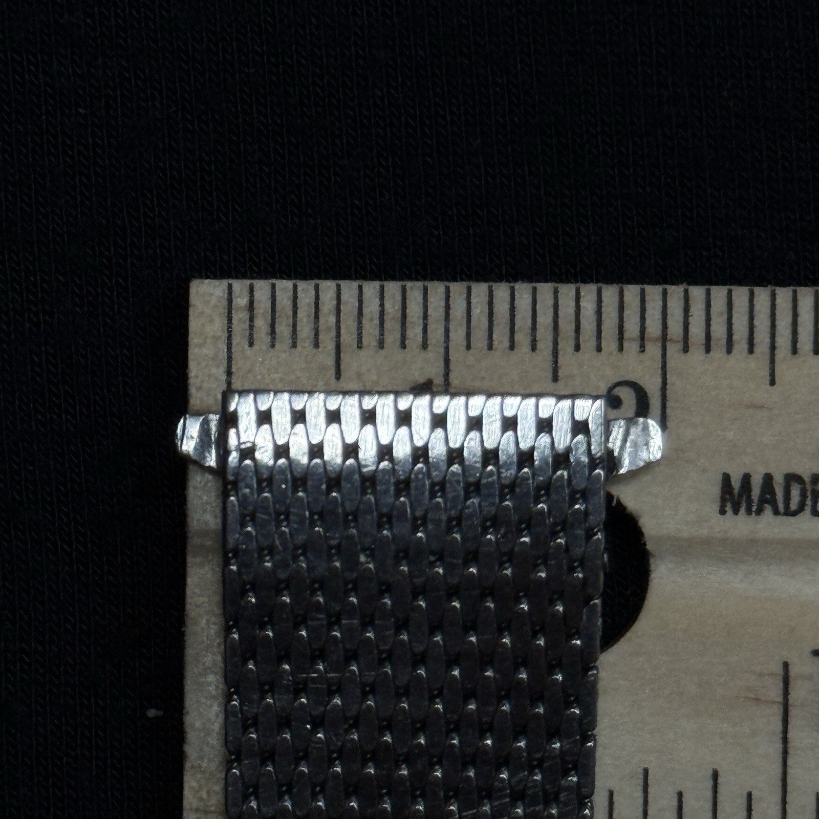 Vintage Bulova DREMA 17MM Stainless Steel Mesh Bracelet Band For Wristwatch