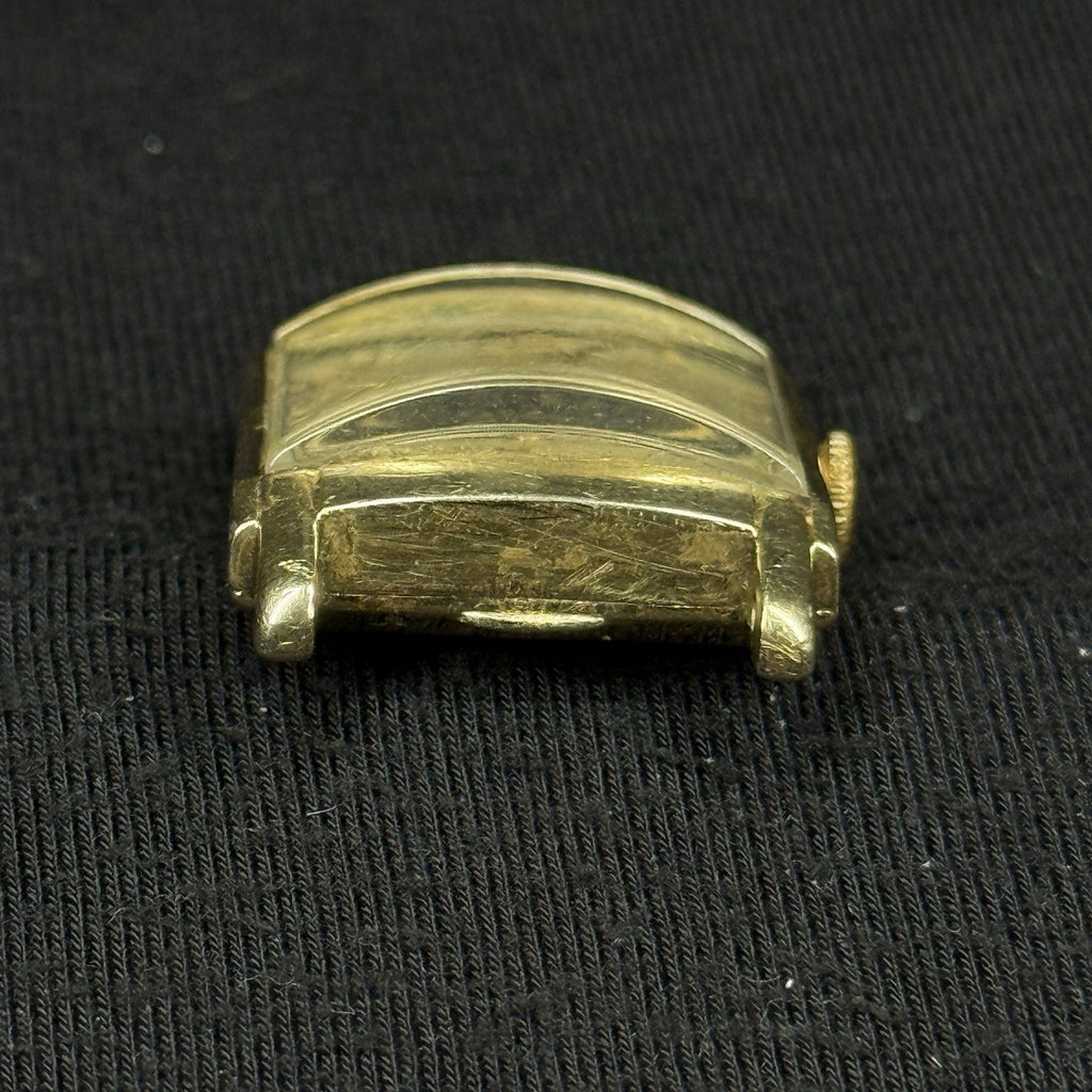 Vintage GF Hamilton 14k Gold Filled Tank Running Watch For Parts Repair 980