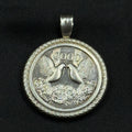 Vintage Sterling Silver 925 Peace Medallion Pendant